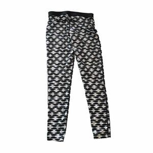Nike Dri Fit‎ Women Running Tights SP Missing Drawstring Black White